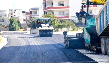 218. Cadde asfaltlandı