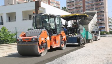 Tömük’te beton yol uygulaması