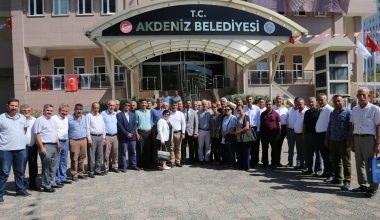 Akdeniz Muhtarlar Federasyonu’ndan Başkan Gültak’a Teşekkür Ziyareti