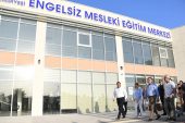 BAŞKAN SEÇER, ENGELSİZ MESLEKİ EĞİTİM MERKEZİ’Nİ İNCELEDİ
