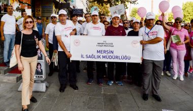 MERSİN SOKAKLARINDA YÜRÜYÜŞÜN ÖNEMİNE DİKKAT ÇEKİLDİ