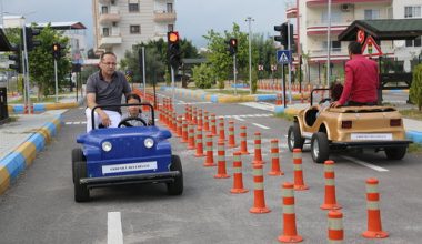 Belediye Trafik Eğitim Parkuruna yoğun ilgi