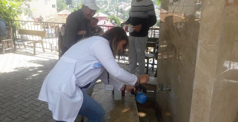 GEZİCİ SU ANALİZ LABORATUVARI İLE  YERİNDE ANALİZ YAPILIYOR