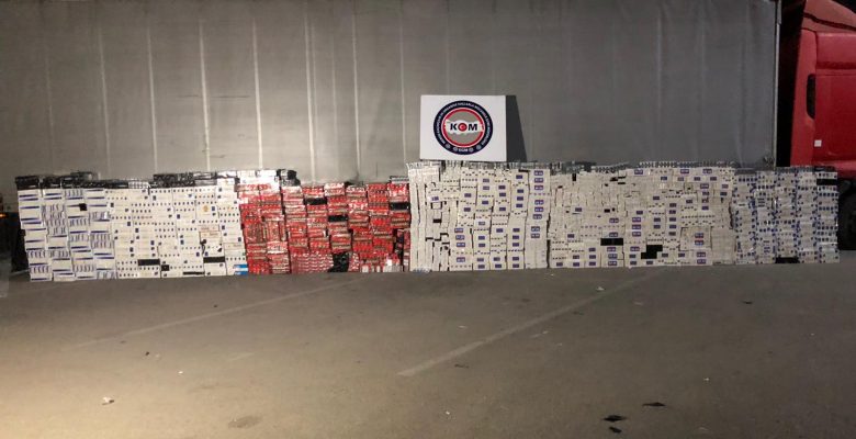 75.000 paket gümrük kaçağı sigara ele geçirildi