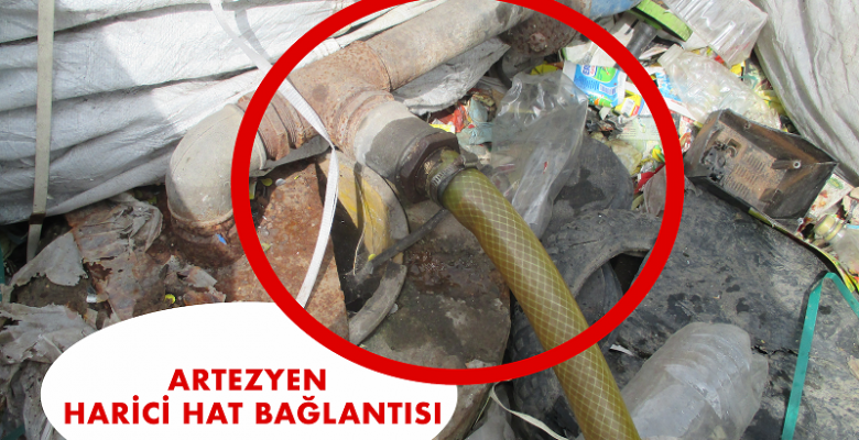 ABONESİZ ARTEZYEN SU KULLANANLARA CEZA UYARISI