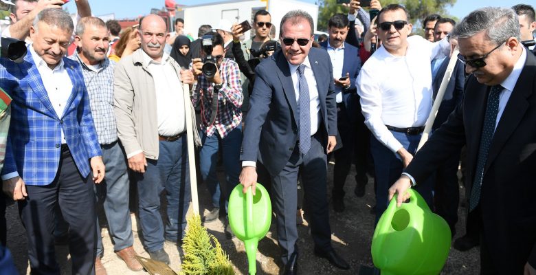 MERSİN’DE DE FİDANLAR TOPRAK İLE BULUŞTU