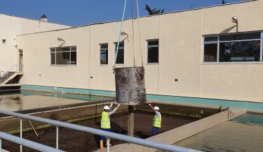 MESKİ FİLTRE KUMLARININ DEĞİŞİMİNİ YAPTI