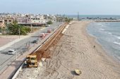 Karaduvar sahilinde iyileştirme çalışmaları devam ediyor