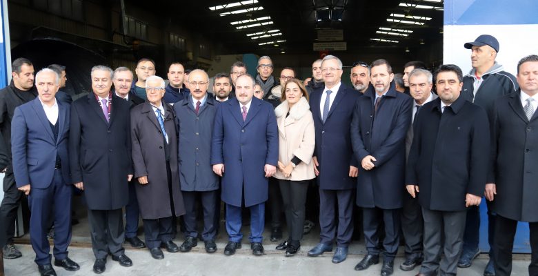 BAKAN VARANK, MTOSB’DE İNCELEMELERDE BULUNDU