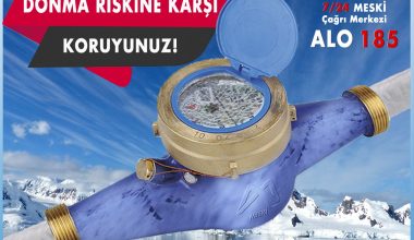MESKİ’den kış aylarında su sayaçları için ‘donma’ uyarısı
