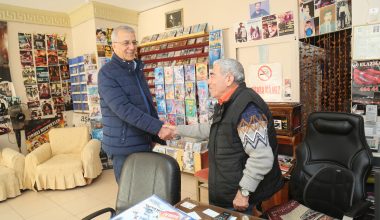 Başkan Tarhan’dan esnaf ziyareti
