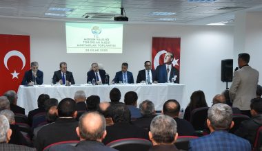 “MUHTARLARIMIZLA DİYALOG HALİNDE ÇALIŞMAYA ÖNEM VERİYORUZ”