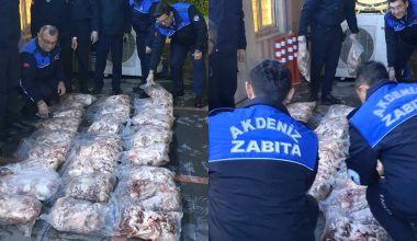 170 Kilogram Bozulmuş Et Ele Geçirdi