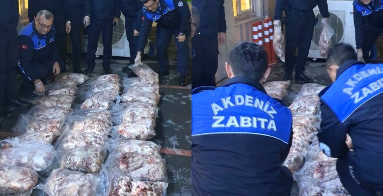 170 Kilogram Bozulmuş Et Ele Geçirdi