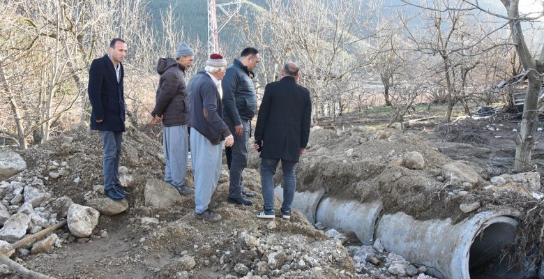 BAŞKAN YILMAZ, İNCELEMELERDE BULUNDU