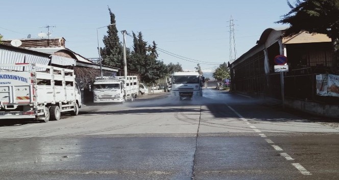 Mersin Hali her gün dezenfekte ediliyor