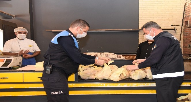 Toroslar Belediyesi’den ekmek ambalajı denetimi