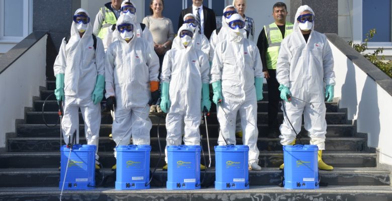 YENİŞEHİR’DE DEZENFEKSİYON EKİPLERİ KURULDU