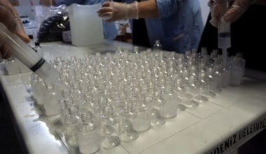 Vatandaşlara Dağıtılmak Üzere Dezenfektan