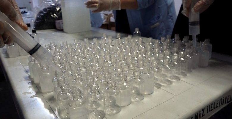 Vatandaşlara Dağıtılmak Üzere Dezenfektan