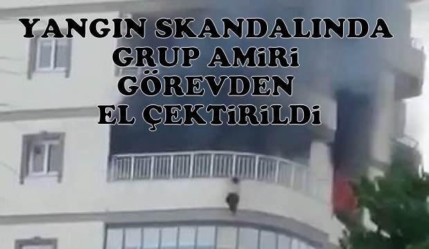 Yangın Skandalında Mezitli İtfaiye Grup Amiri Görevden El Çekildi