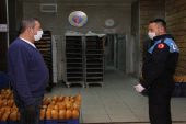 Erdemli’de fırınlara korona virüs denetimi