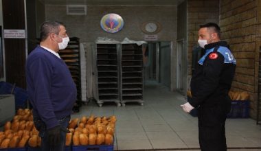 Erdemli’de fırınlara korona virüs denetimi