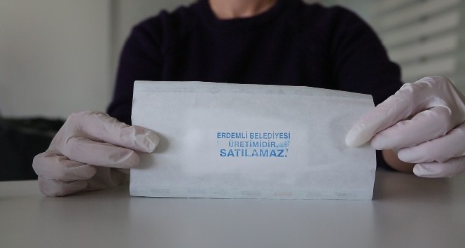 Erdemli Belediyesinden, internet üzerinden maske dağıtımı