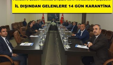 Mersin’e gelen herkese 14 gün karantina uygulaması