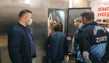 Yenişehir de 200 kilo kaçak et ele geçirildi