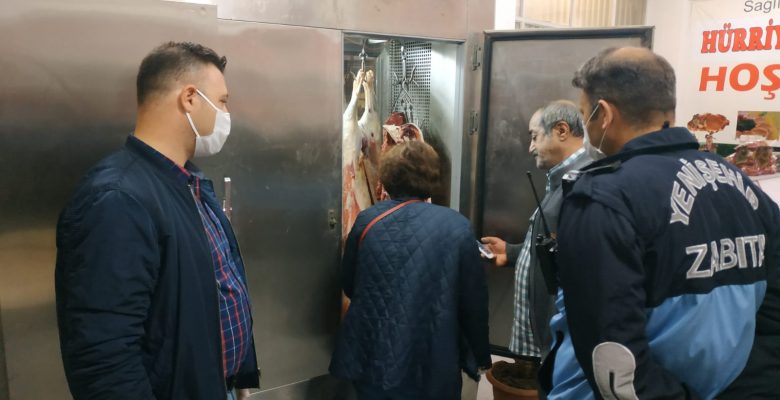 Yenişehir de 200 kilo kaçak et ele geçirildi