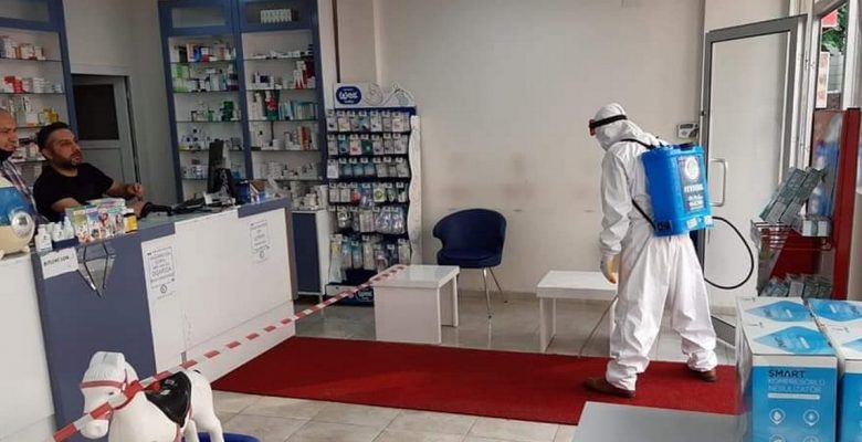 Akdeniz’de, Yüz Binlerce Litre Dezenfektan İle Binlerce Nokta İlaçlandı