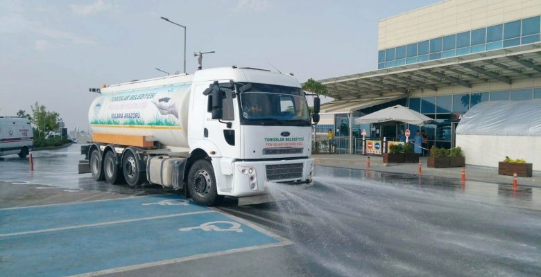 ŞEHİR HASTANESİ’NE ÇIKAN TÜM GÜZERGAHLAR DEZENFEKTE EDİLDİ