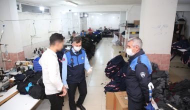 Kaçak Tekstil Atölyesi Mühürlendi