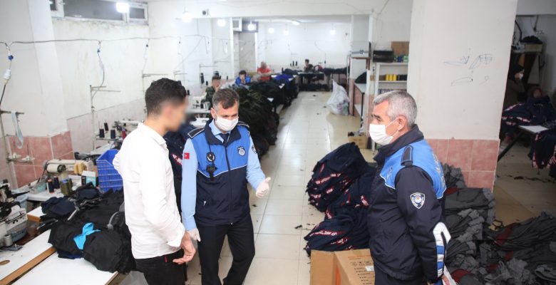 Kaçak Tekstil Atölyesi Mühürlendi