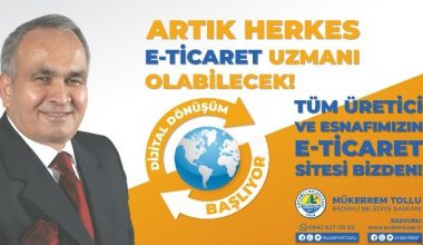 Erdemli Belediyesinden esnaf ve tarım üreticilerine hediye web sitesi