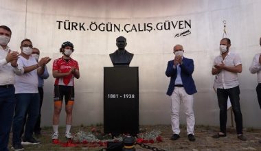 Çamlıbel’e yeni Atatürk büstü