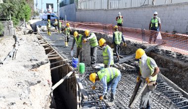 Karacailyas Mahallesindeki Yağmur Suyu Hattı Çalışmaları sürüyor