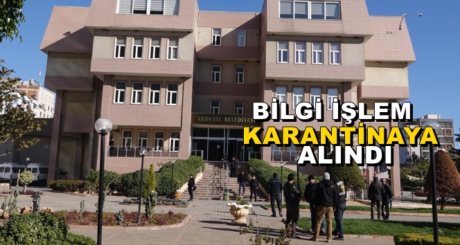 AKDENİZ BELEDİYESİNDE VİRÜS PANİĞİ