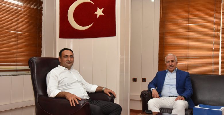 BAŞKAN YILMAZ, MEVKİDAŞI GÜLTAK’I AĞIRLADI