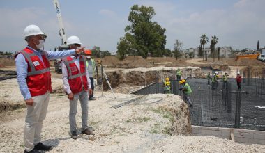 BAŞKAN GÜLTAK, ÇAY MAH ATAŞ YERLEŞKESİ TOKİ İNŞAAT SAHASINI İNCELEDİ