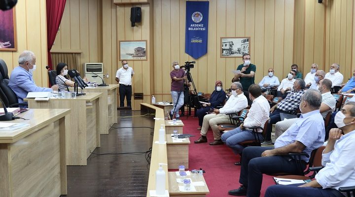 AKDENİZ BELEDİYE MECLİSİ, TEMMUZ AYI TOPLANTISINI YAPTI