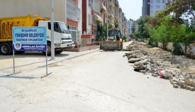 Alanya Sokağı çalışmaları başladı