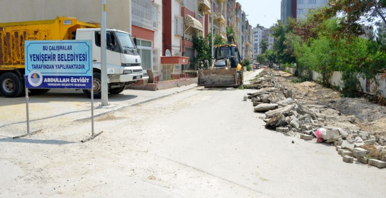 Alanya Sokağı çalışmaları başladı