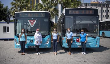 KADIN OTOBÜS ŞOFÖRLERİ YÖNÜNÜ YAYLALARA ÇEVİRDİ