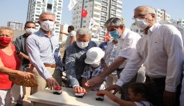 Mezitli’de Çocuk Gündüz Bakımevinin temeli atıldı.
