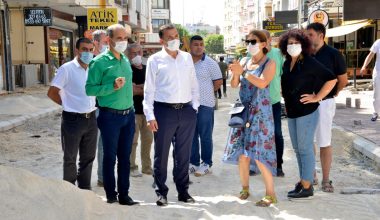 Alanya Sokağı yenileme projesinde sona doğru