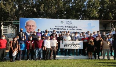 Akdeniz Belediyesinden amatör spor kulüplerine destek