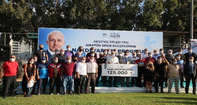 Akdeniz Belediyesinden amatör spor kulüplerine destek