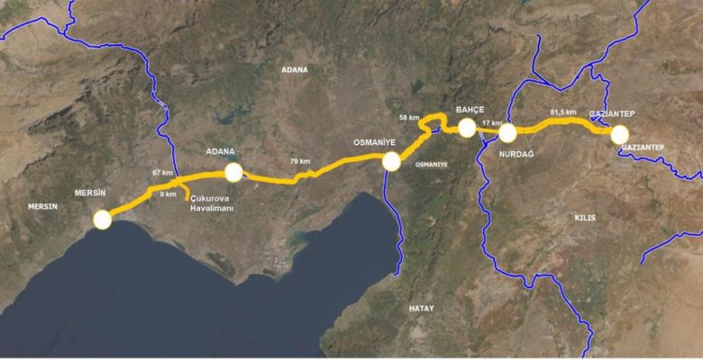 Mersin-Adana-Gaziantep Hızlı Tren Hattının ihalesi gerçekleşti